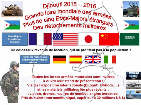 Foire aux armées à Djibouti