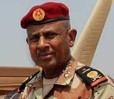 General Zakaria, chef d'état-major de l'Armée djiboutienne, la tête